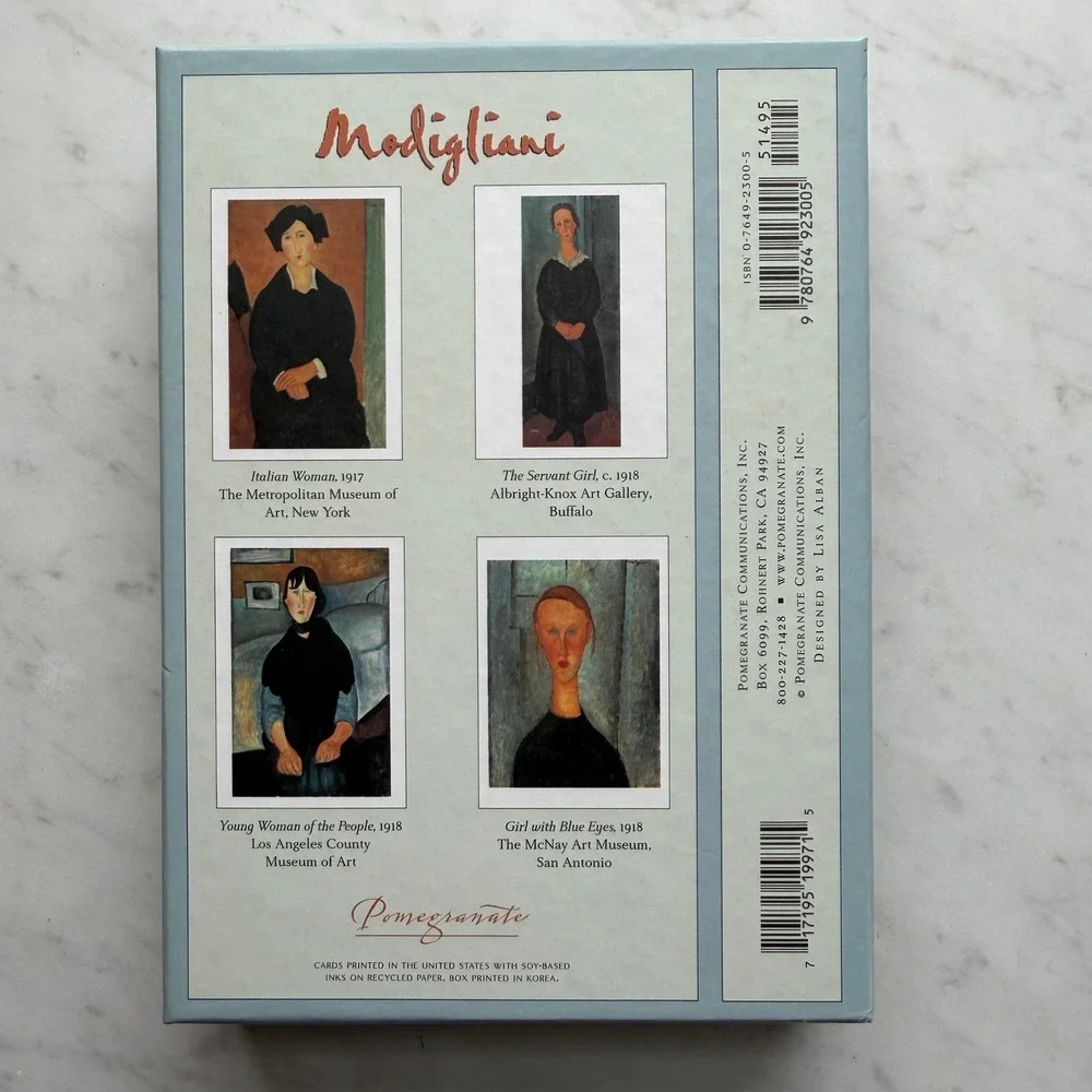 Famous Artist Notecard Bundle Partial Sets Modigliani,‎ Hardy & Grant Art